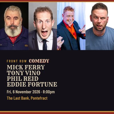 Comedy @ The Last Bank, Pontefract, Fri 6th November 2026