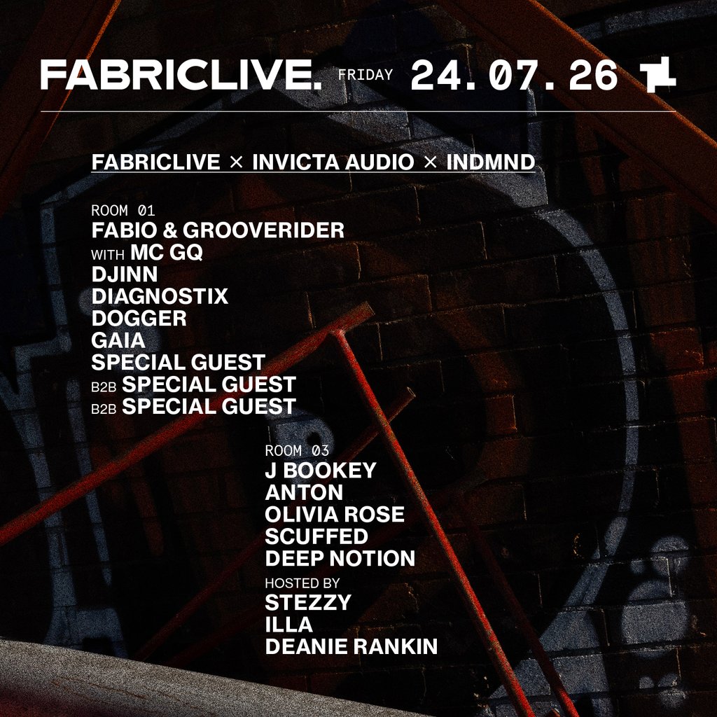 FABRICLIVE: Fabio & Grooverider, Djinn, Diagnostix, dogger, Gaia