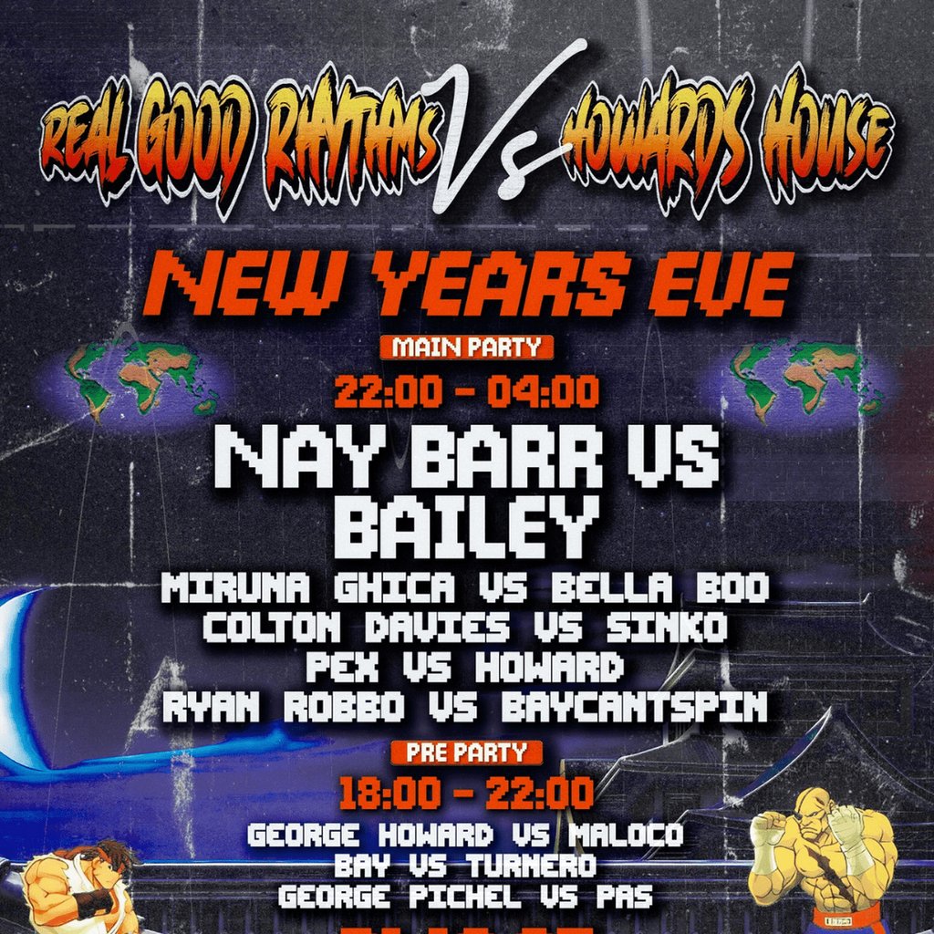 NYE w/ Howard's House & Real Good Rhythms