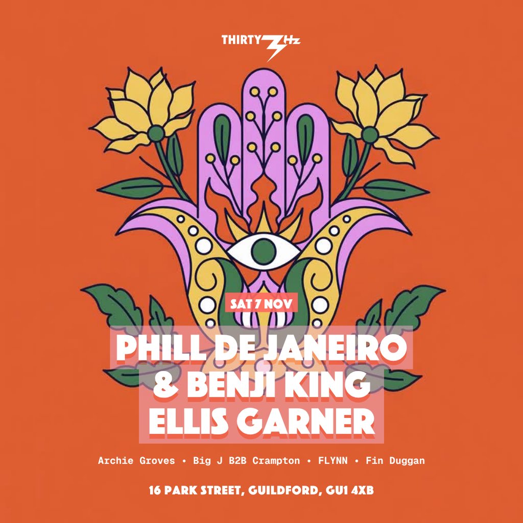 Phill De Janeiro, Benji King & Ellis Garner at Thirty3Hz