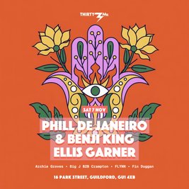 Phill De Janeiro, Benji King & Ellis Garner at Thirty3Hz