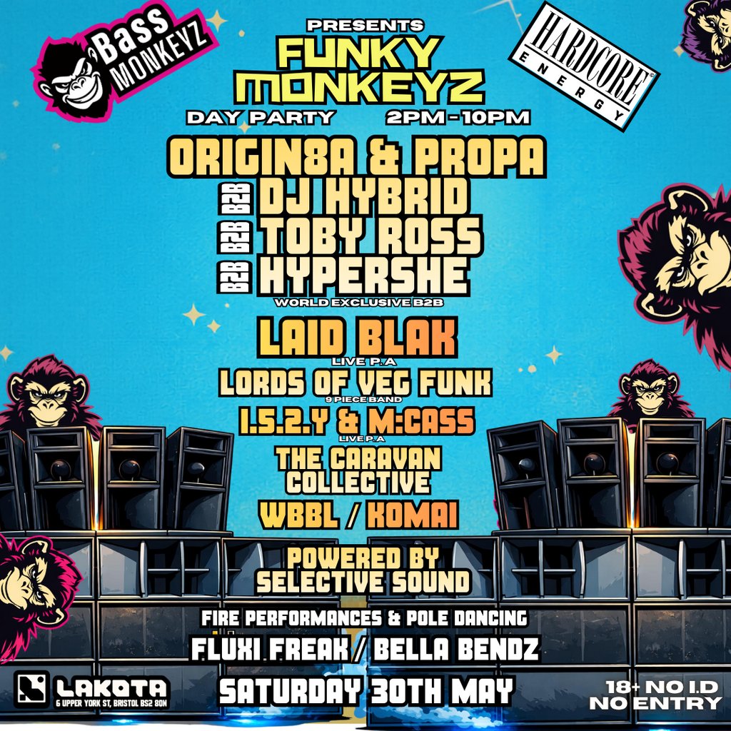 Bass Monkeyz presents: Funky Monkeyz DAY PARTY