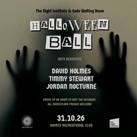 The Night Institute x Gods Waiting Room: Halloween Ball