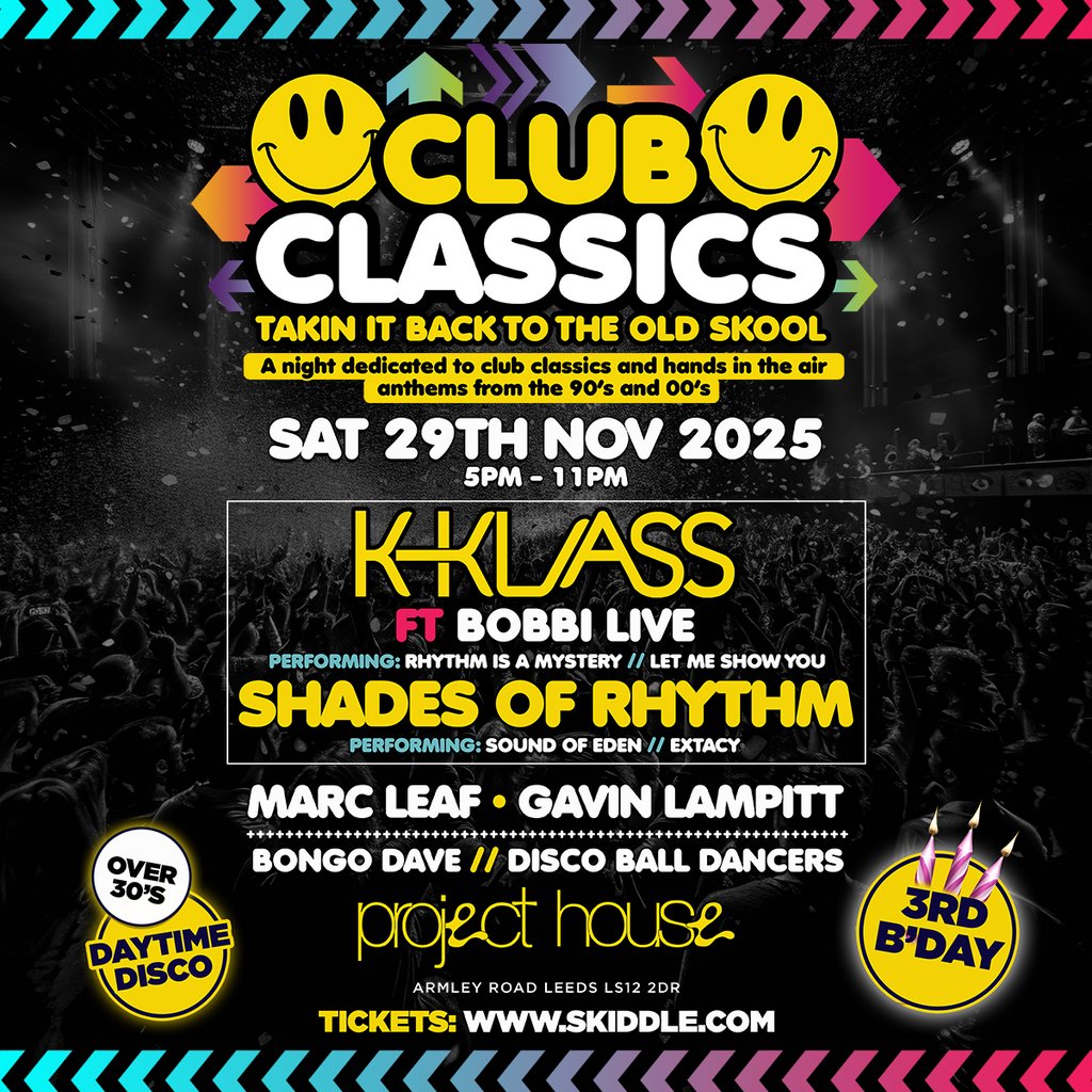 Club Classics 90s & 00s 3rd Birthday
