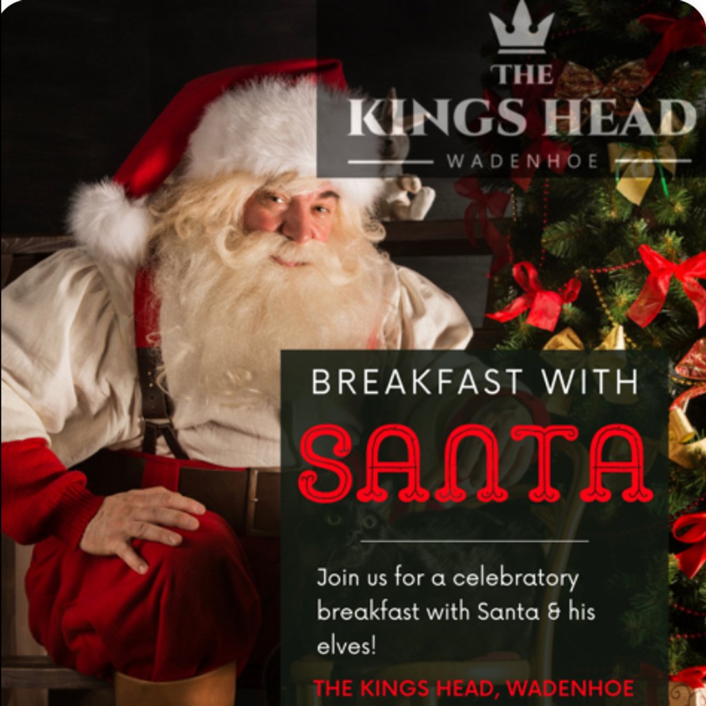 Afternoon Tea with Santa 1pm sitting The Kings Head, Wadenhoe