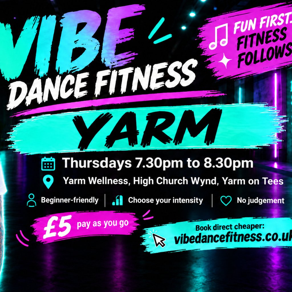 Vibe Dance Fitness Yarm at Yarm Wellness Centre, Yarm