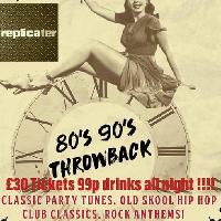 NYE 80s/90s with Replicater at Live Room