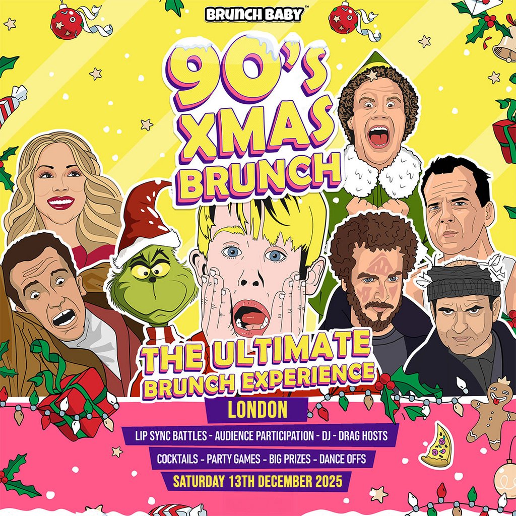 90's Xmas Bottomless Brunch - London