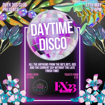 Over 30s Club Presents Daytime Disco - Bude Launch Party