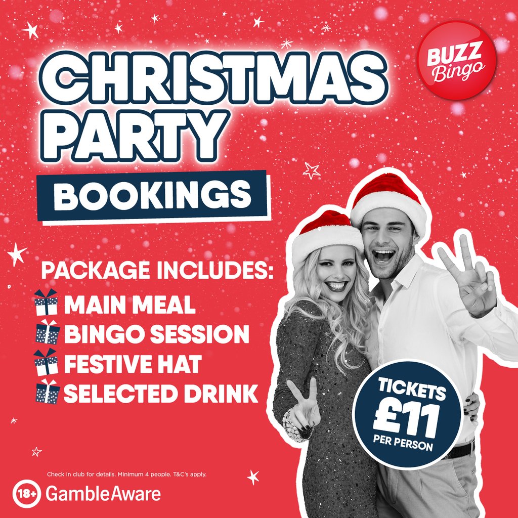 Christmas Party Bookings - Buzz Bingo Irvine at Buzz Bingo Irvine, Irvine