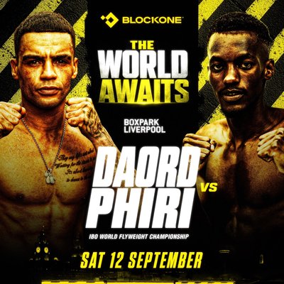 Blockone Presents Daord Vs Phiri IBO World Title Fight