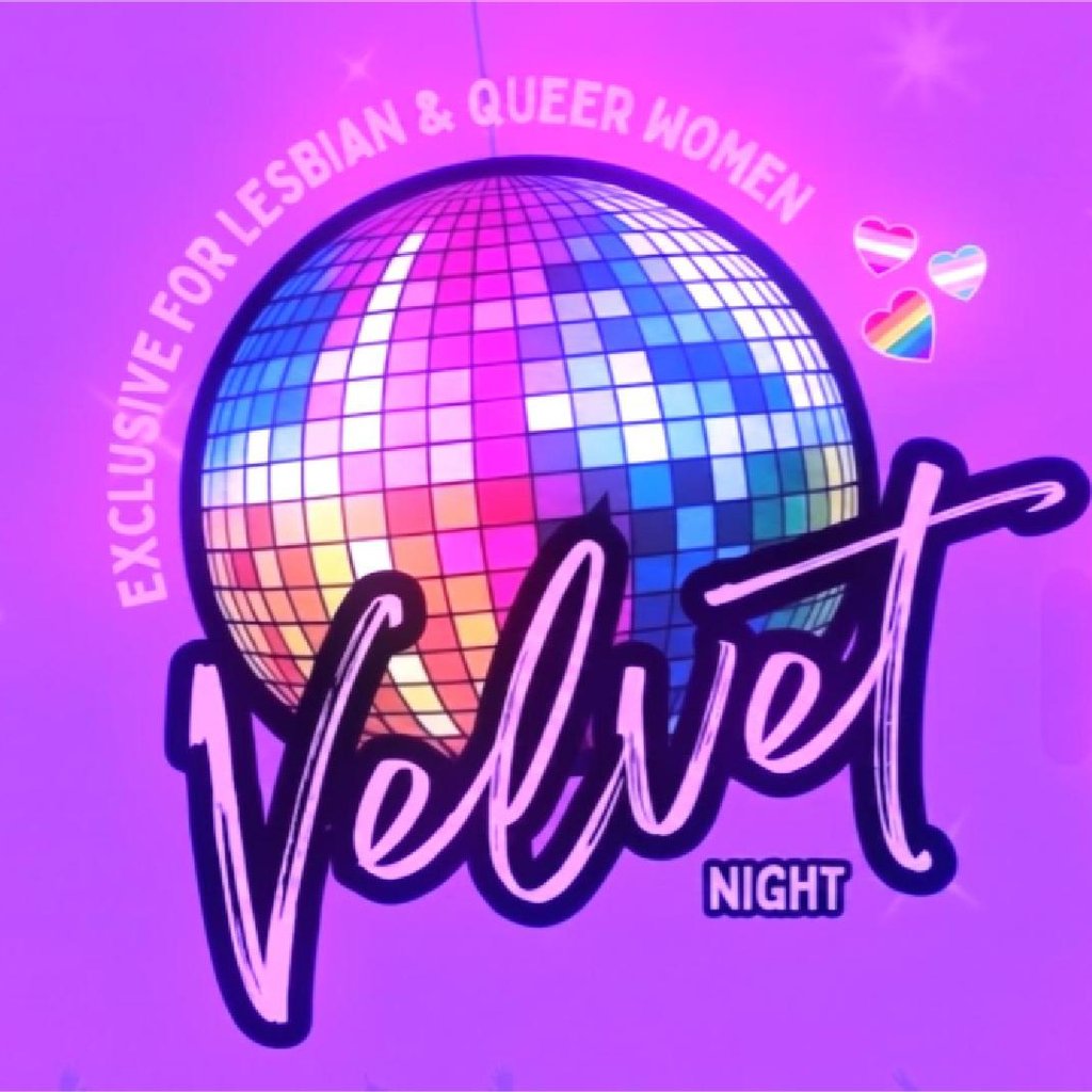 Velvet Night Lesbian & Queer Women Social & Disco night! at Kapu, Cardiff