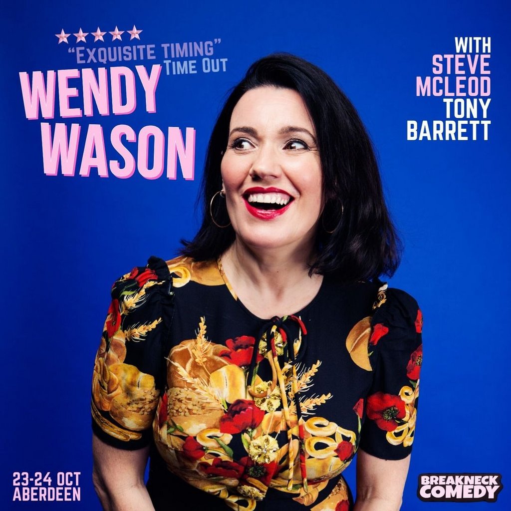 Wendy Wason at Breakneck Comedy, Aberdeen
