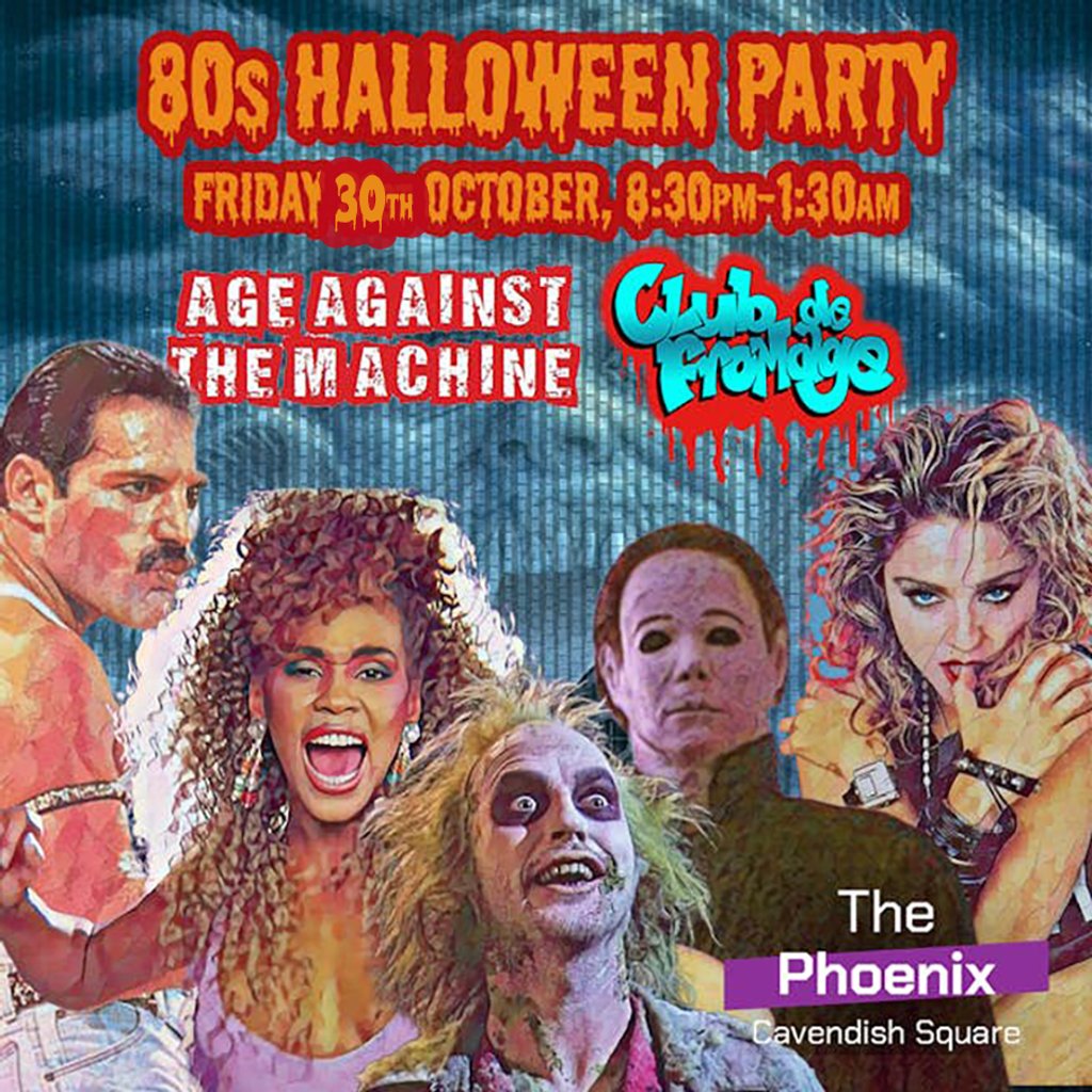 The 80s Halloween Party - Fri 30th October, 8:30pm-1:30am (18+) Image