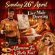 Male Live Drawing & Afternoon Tea Event Title Pic