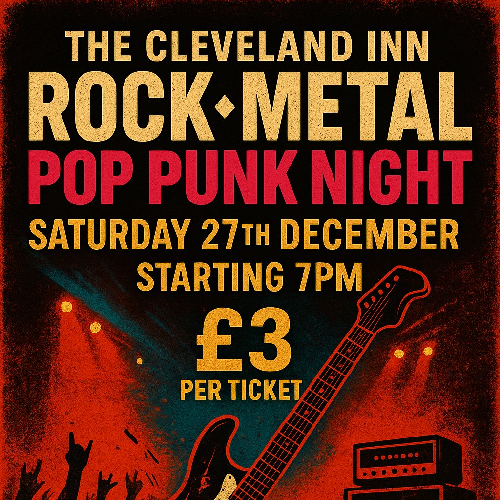 Emo Night! | The Cobblers And Cleveland Inn Middlesbrough Sat 27