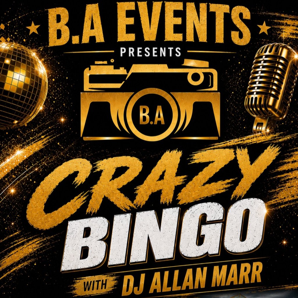 Crazy Bingo at Dalkeith Miners Club, Dalkeith