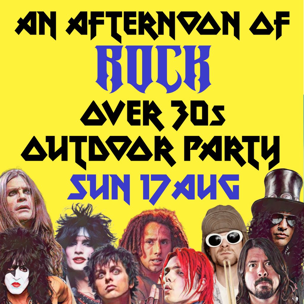 An Afternoon of Rock: Outdoor over 30s rock/metal summer party