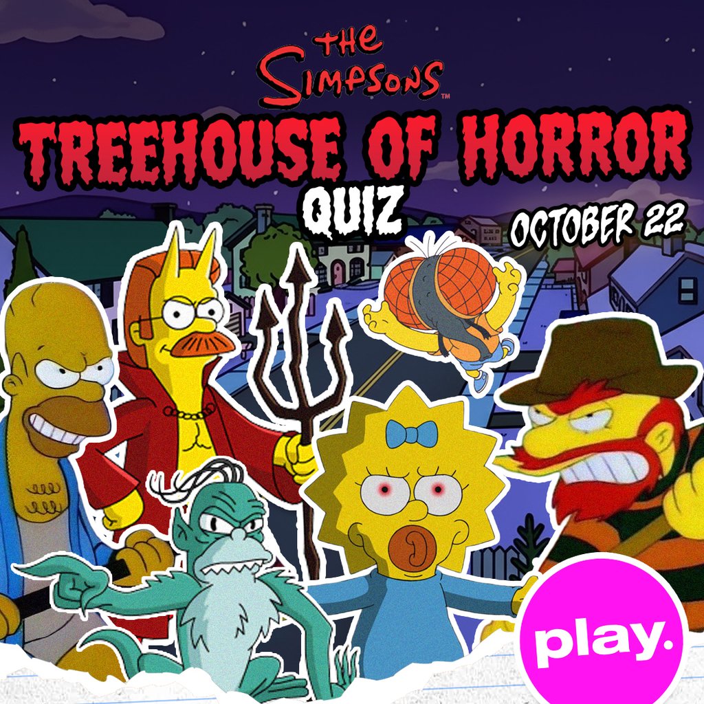 The Simpsons : Treehouse of Horror Quiz at PLAY, Middlesbrough
