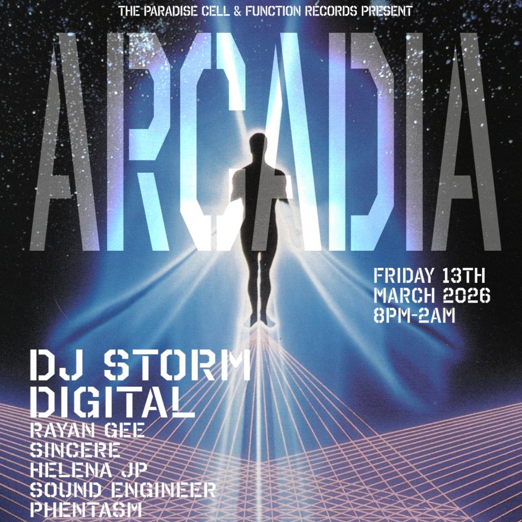 The Paradise Cell & Function Records Present: ARCADIA event