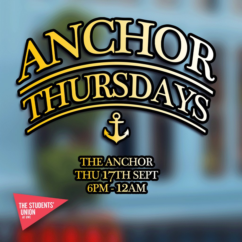 UWE Bristol Official Freshers | Anchor Thursdays at The Anchor Bristol, Bristol