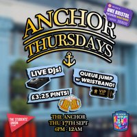 UWE Bristol Official Freshers | Anchor Thursdays