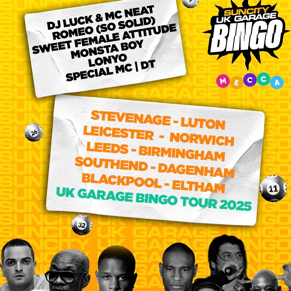 UK GARAGE BINGO with SWEET FEMALE ATTITUDE| MONSTA BOY LIVE P.A.