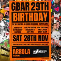GBar 29th Birthday at g bar liverpool