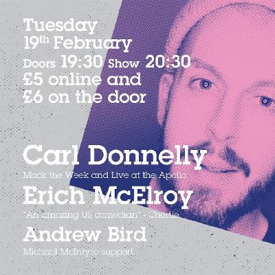 Carl Donnelly Headlines Comedy at Milk