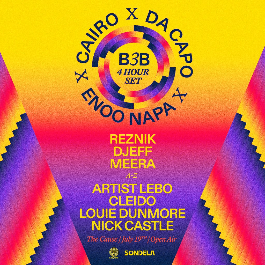 Labyrinth presents: Caiiro x Da Capo x Enoo Napa + more