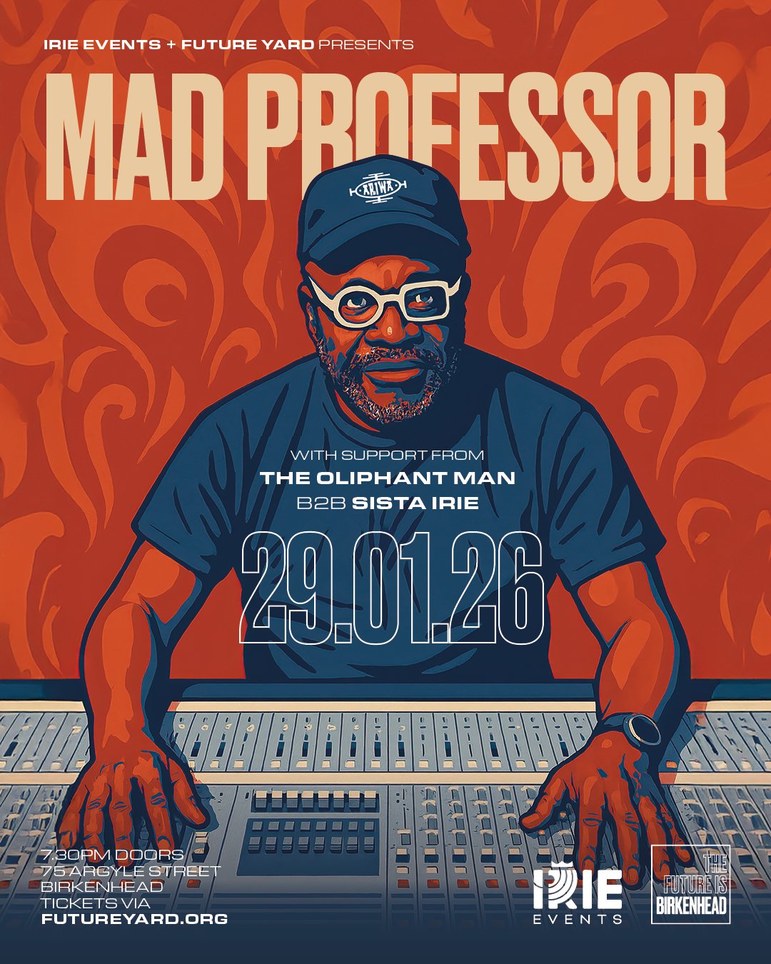 Mad Professor | Future Yard Birkenhead Thu 29 January 2026