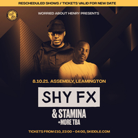 WAH - Shy FX & Stamina MC + More! WAH - Shy FX & Stamina MC + More!