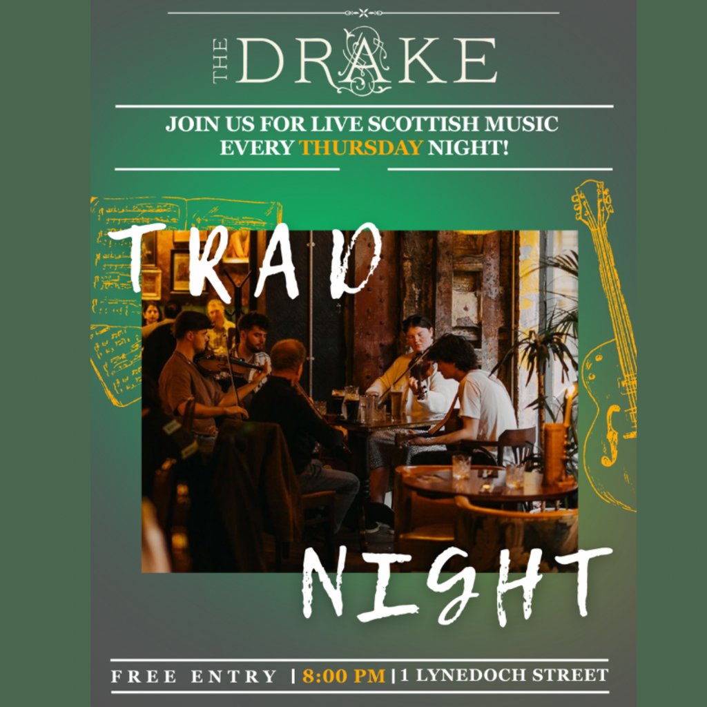 Trad Music Session @ The Drake at The Drake, Glasgow