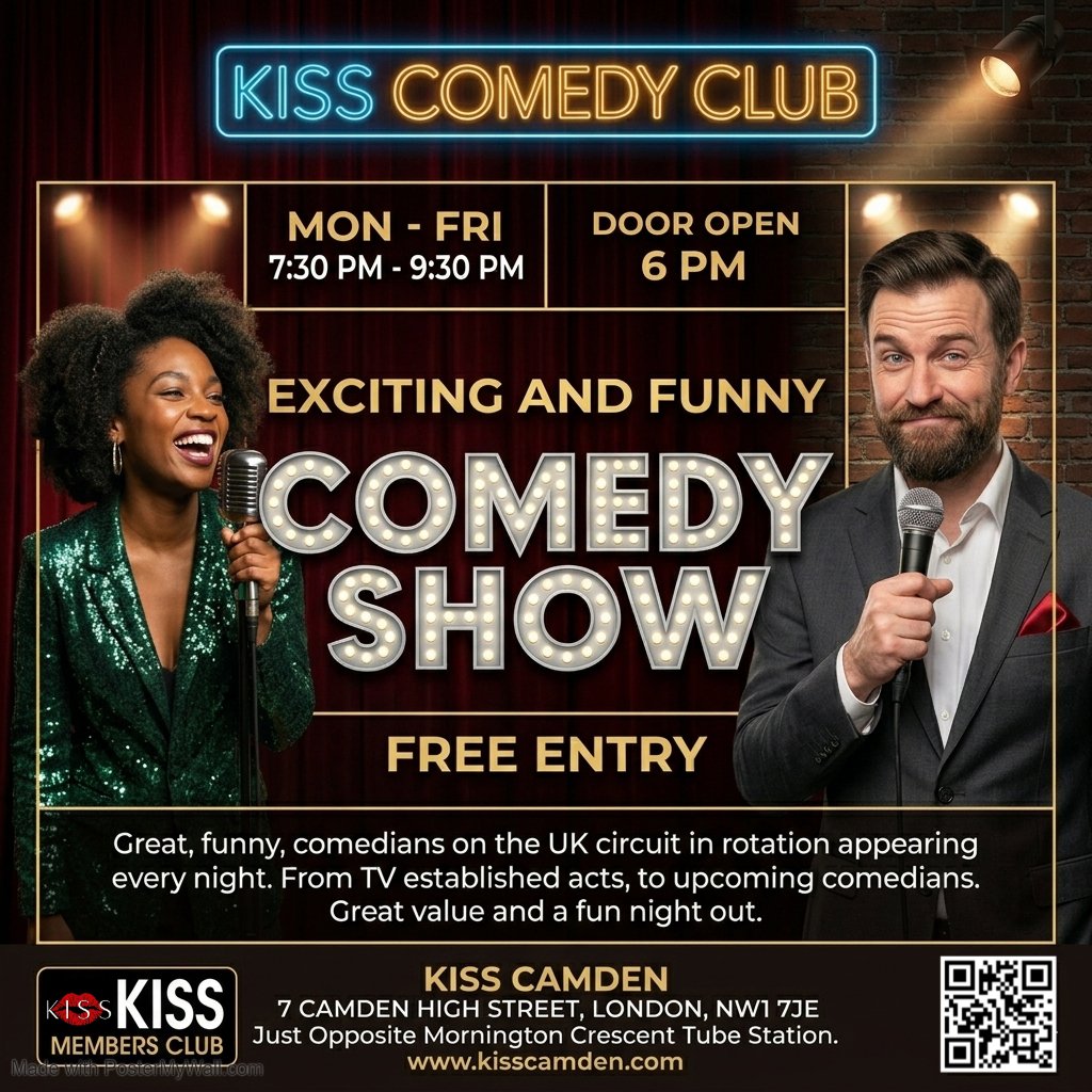 Comedy Show London | TUESDAY, 26TH MAY 2026