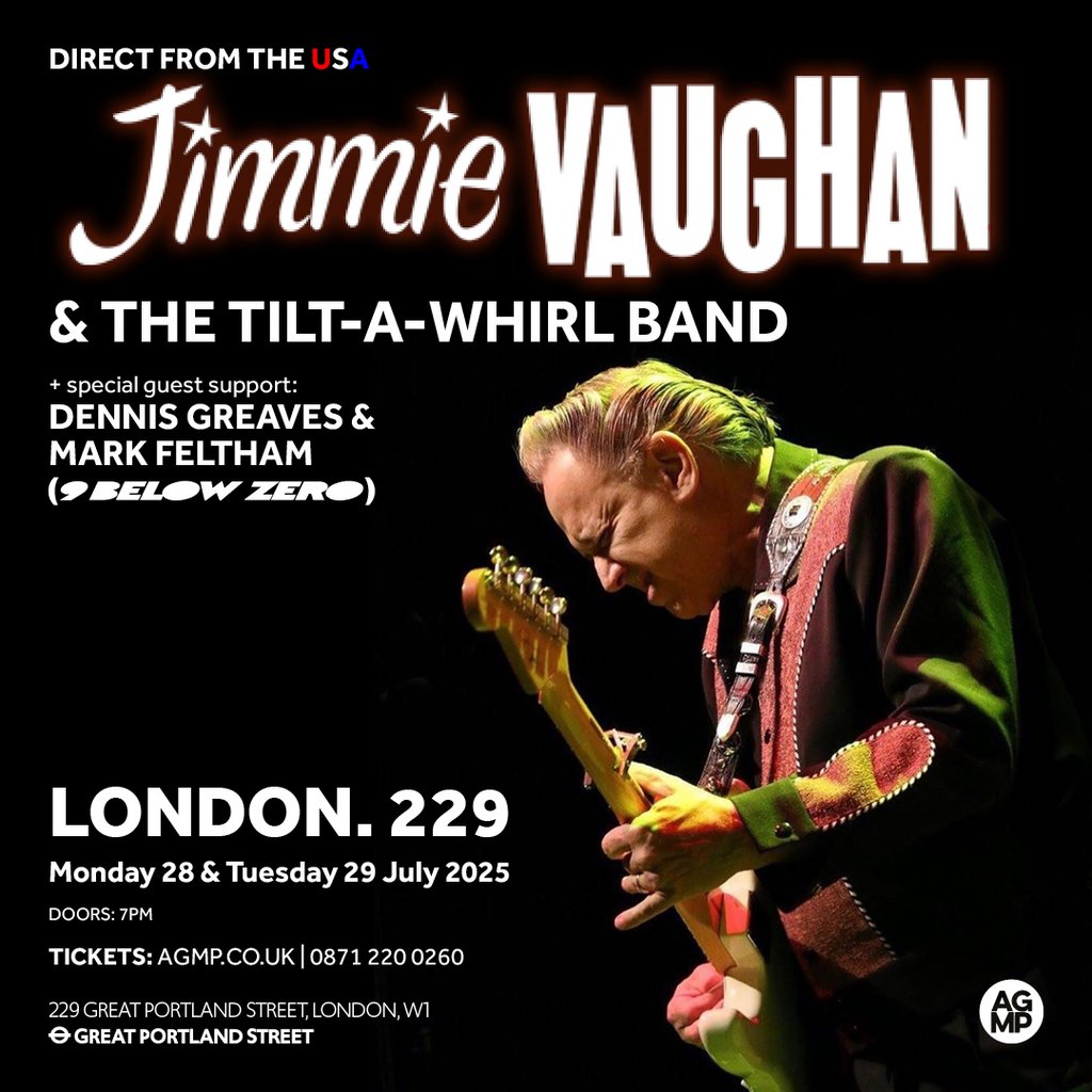 Jimmie Vaughan & The Tilt-A-Whirl Band