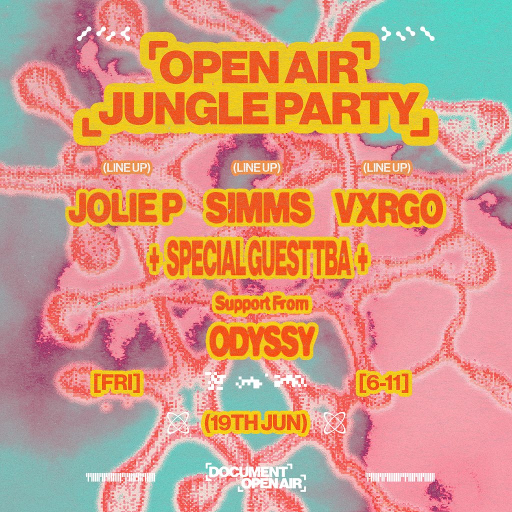 Document Open Air: Jungle Party w/ SIMMS, Jolie P, VXRGO ++