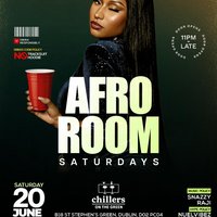 Afro Room Afrobeats & Amapiano Party At Chillers Sat 20th June at Chillers On The Green