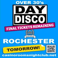 Day Disco (Over 30's) - Saturday 2nd May 2026 at Casino Rooms