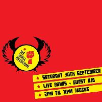Liquidation presents a We Shall Overcome fundraiser