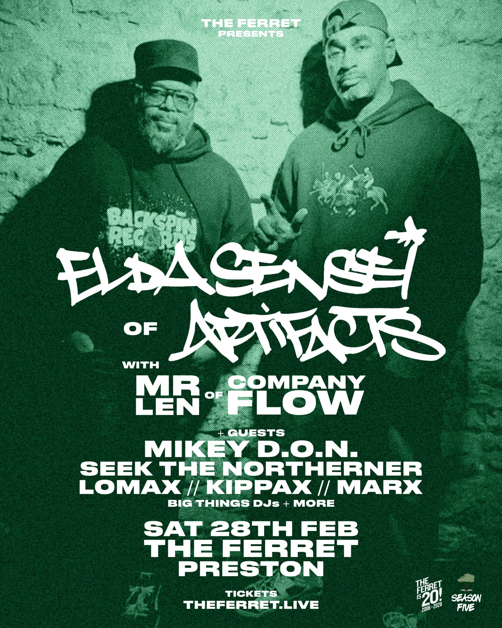 El Da Sensei (ARTIFACTS) + Mr Len (COMPANY FLOW) + Mikey D.O.N.