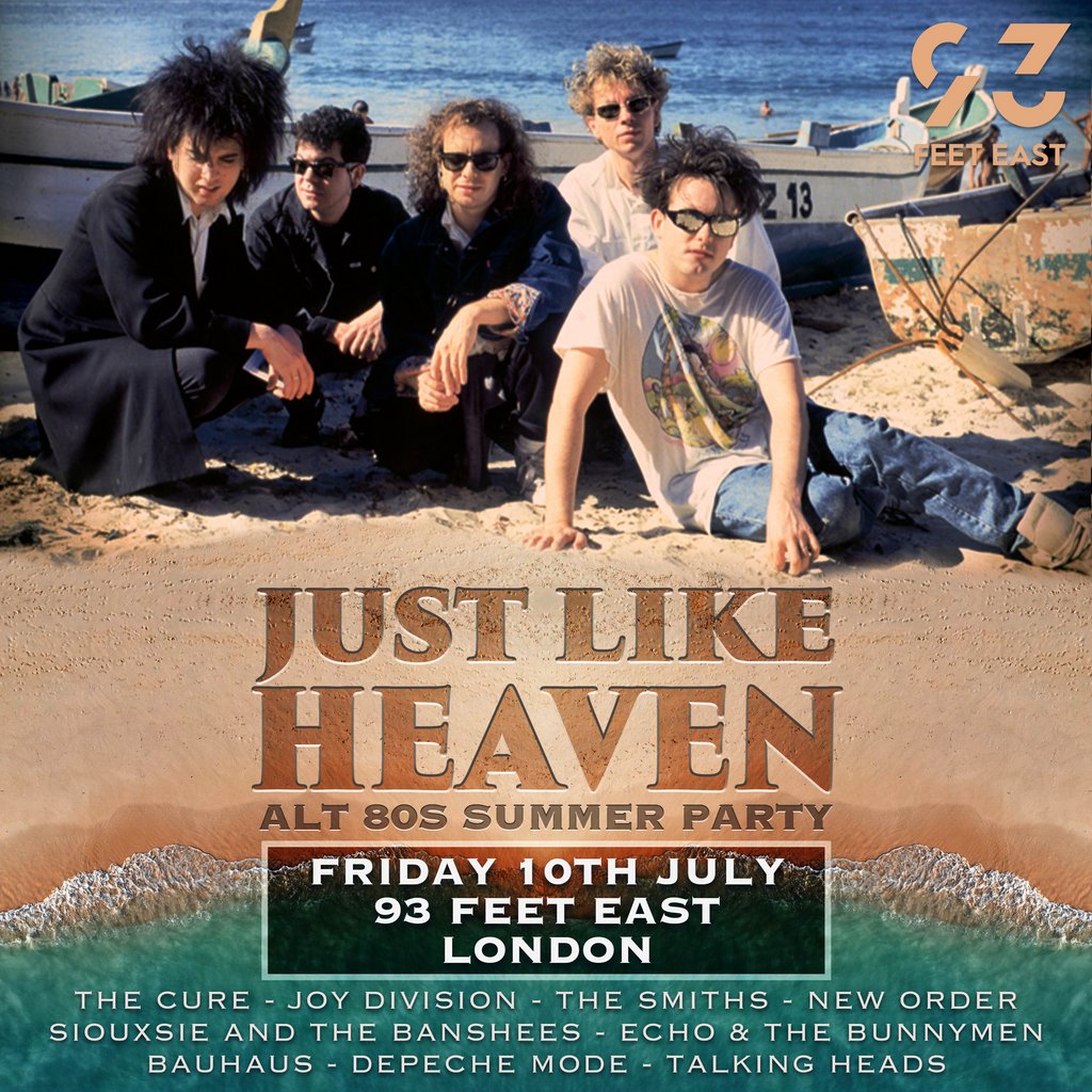 Just Like Heaven: Alt 80’s Summer Terrace Party (London)
