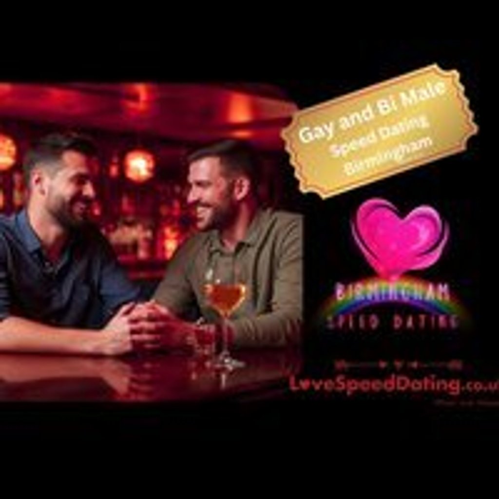 Gay and Bi Male Speed Dating Singles Night Birmingham at Be At One Birmingham, Birmingham