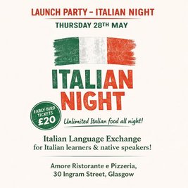 Italian Language Night at Amore