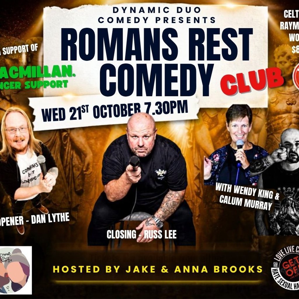 Romans Comedy Club hosted by Dynamic Duo Comedy at Romans Rest, Worksop