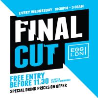 Final Cut: Midweek Party - R&B, Charts, House and more