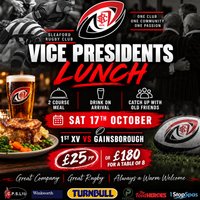 SRFC Vice Presidents Lunch at Sleaford Rugby Club
