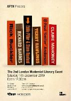 The 2nd London Modernist Literary Event at The Cockpit Theatre