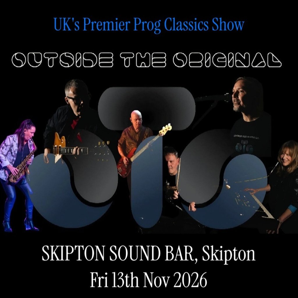 Outside The Original Prog Classics Show at Skipton Sound Bar Ltd, Skipton