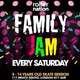 Family jam Late Session Event Title Pic