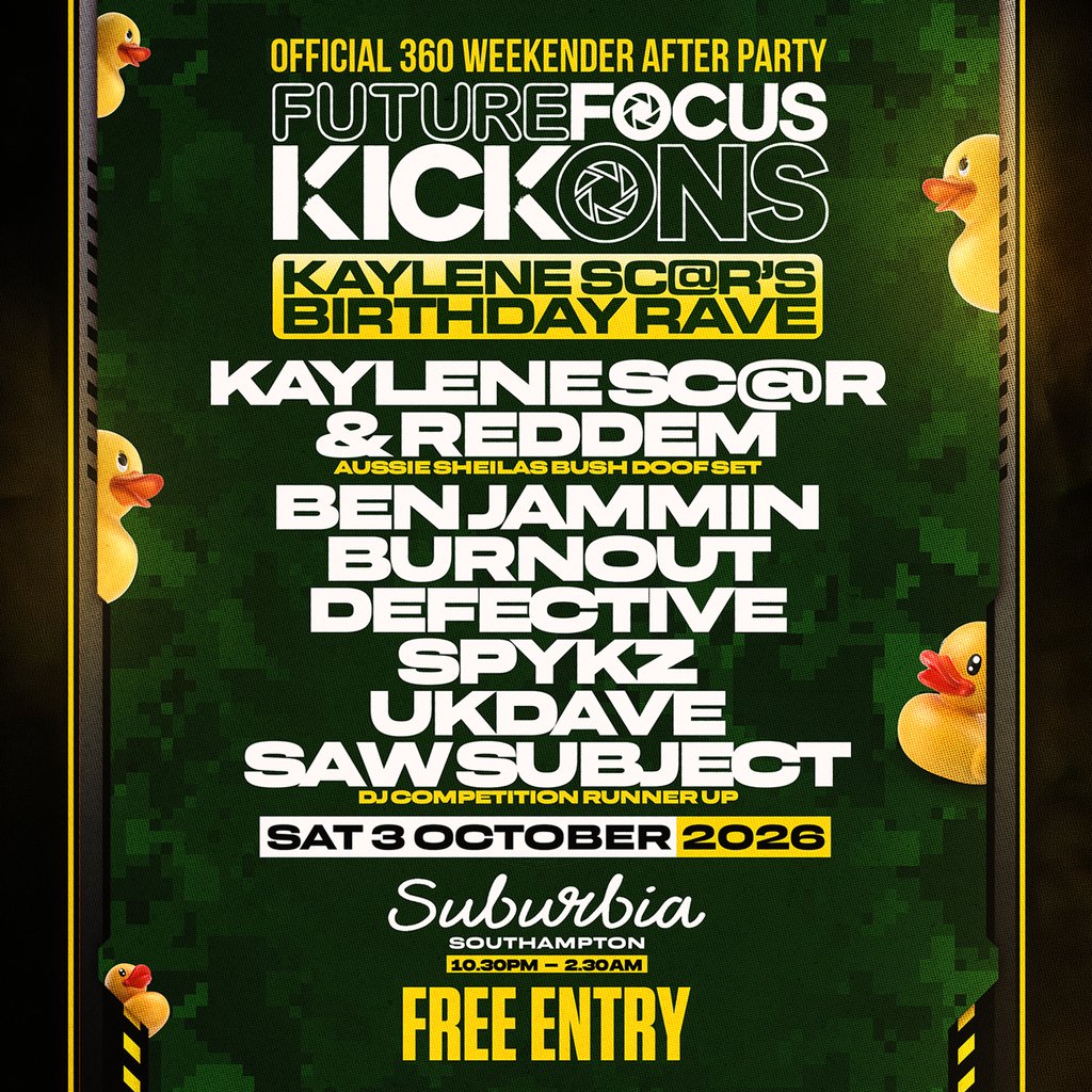 Future Focus: Kick-Ons After Party | KAYLENE SC@R Birthday Bash at Suburbia Southampton, Southampton